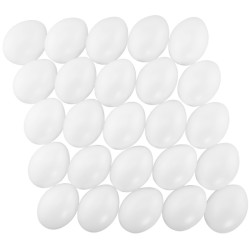 Oeuf en plastique blanc