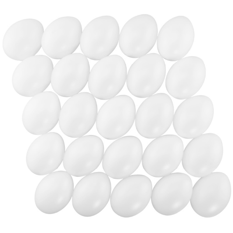 Oeuf en plastique blanc