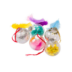 Boules noel transparentes