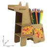 Pot à crayons girafe