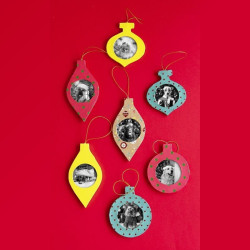 Cadre boule de noel