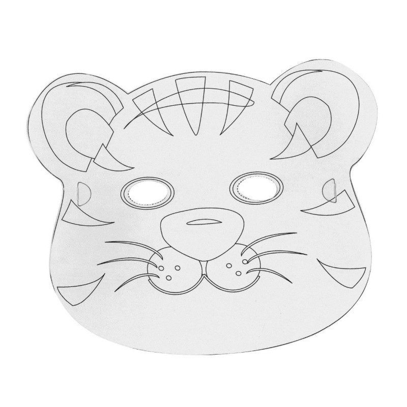 Masques pré dessinés animaux Masques pré dessinés animaux