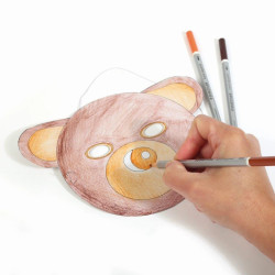 Masques pré dessinés animaux