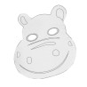 Masques pré dessinés animaux