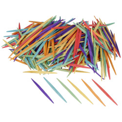 Cure-dents plats couleurs