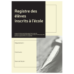 Registre des élèves 325 noms