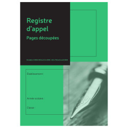Registre d’appel - pages découpées