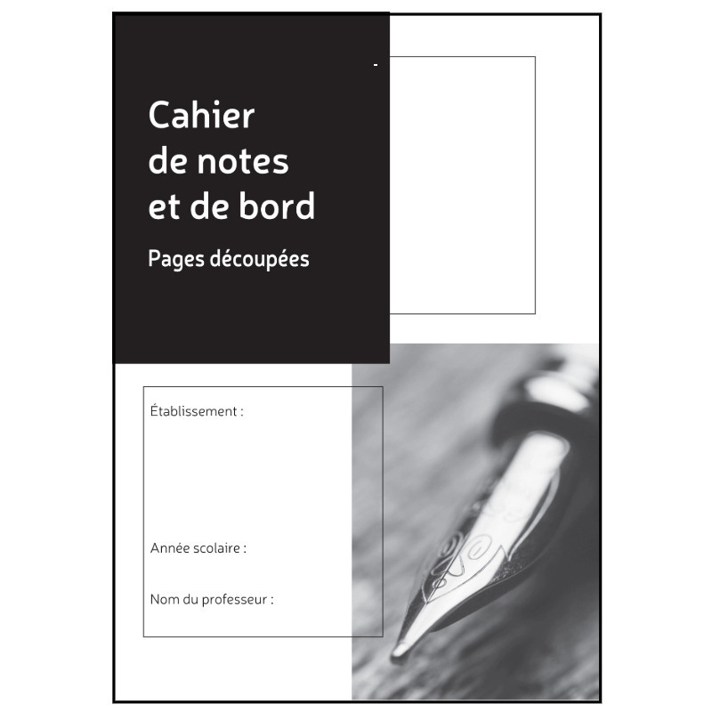 Cahier de bord Cahier de bord
