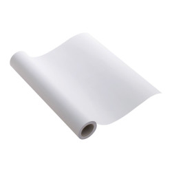 Rouleau de papier blanc adhésif