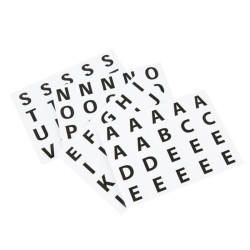 Gommettes alphabet majuscule