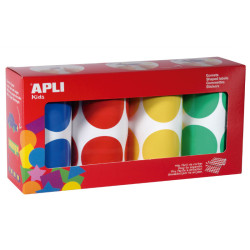 Gommettes multi-rondes maxi