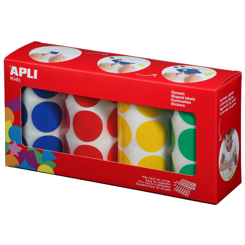 Gommettes multi-rondes XL Gommettes multi-rondes XL