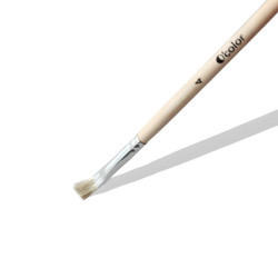 Brosses soie blanche plates