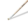 Brosses soie blanche plates
