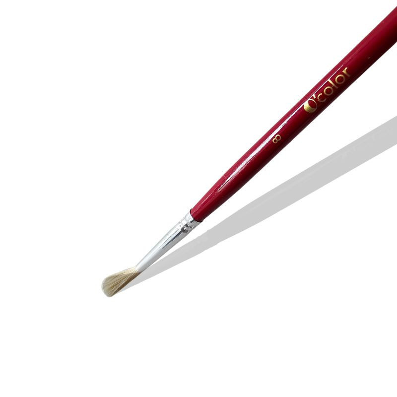 Brosses soie blanche rondes Brosses soie blanche rondes