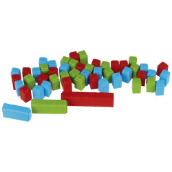 Ressort - cubes et nombres 1 et 2