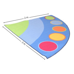 Tapis de regroupement angle color