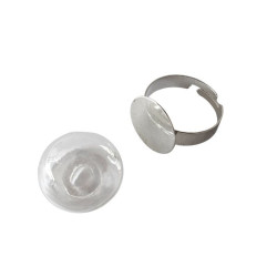 Bague demi-globe