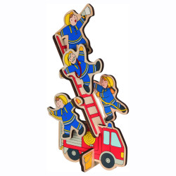 Puzzle a empiler les pompiers
