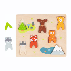 Puzzle animaux de la montagne