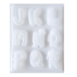 Moule alphabet et chiffres rigolos