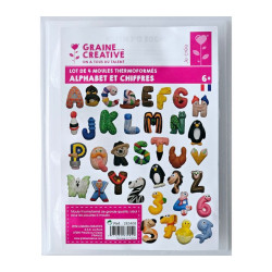 Moule alphabet et chiffres rigolos