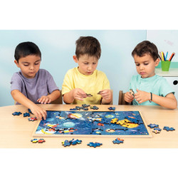 Puzzle géant l'espace