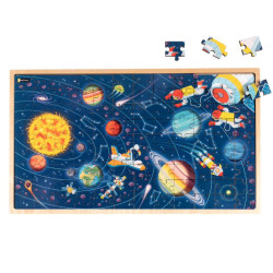 Puzzle géant l'espace