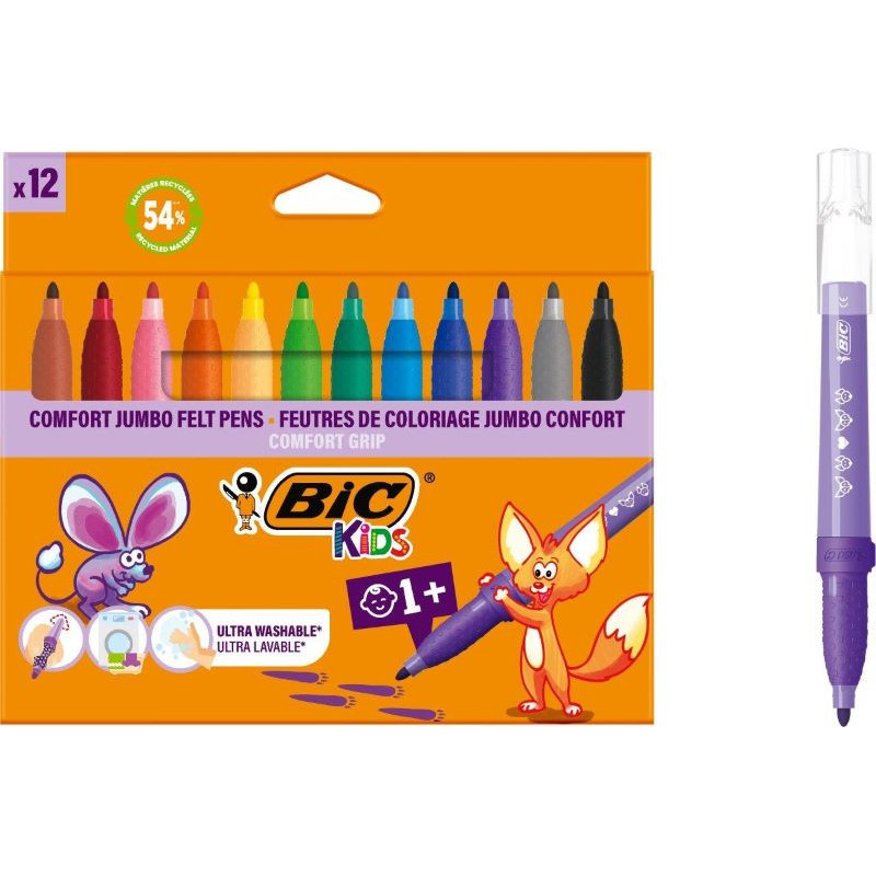 Feutres pointe extra-large jumbo confort