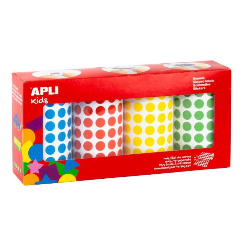 Gommettes multi rondes mini