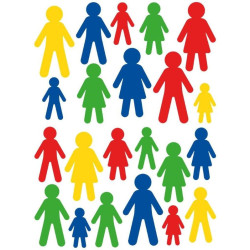 Gommettes silhouettes
