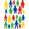 Gommettes silhouettes