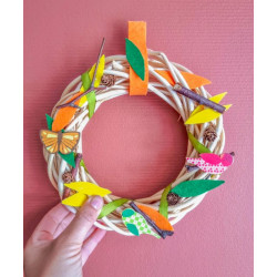 Couronne osier naturel