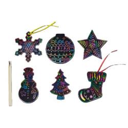 Carte à gratter Noël