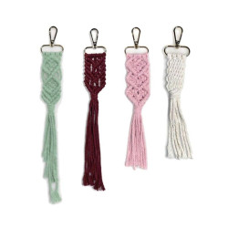 Porte clés macramé