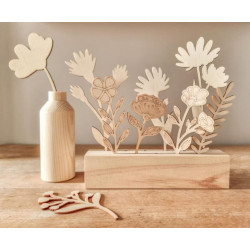 Silhouettes fleurs