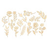 Silhouettes fleurs