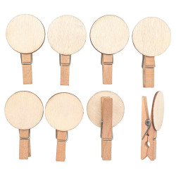 Pinces motif rond