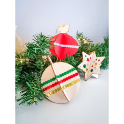 Boules de Noël à assembler
