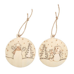 Boules bonhomme de neige
