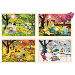 Puzzles les 4 saisons