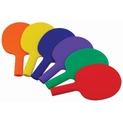 Raquette ping pong arc en ciel