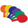 Raquette ping pong arc en ciel