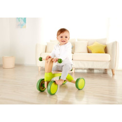 Porteur vert en bois