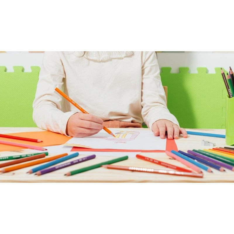 Crayons de couleur évolution