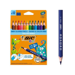 Crayons de couleur évolution triangle