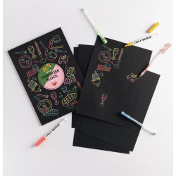 Bloc papier dessin noir