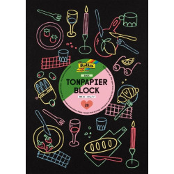 Bloc papier dessin noir