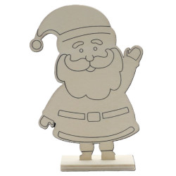 Père noël bois