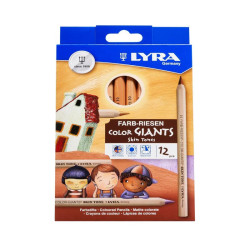 Crayons de couleur peau Lyra